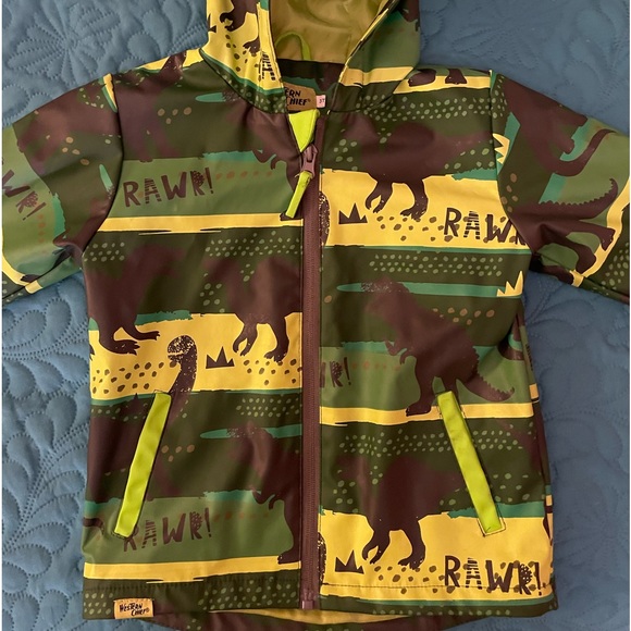 Boys Western Chief raincoat-Dinosaur like new condition 3t - Picture 4 of 10